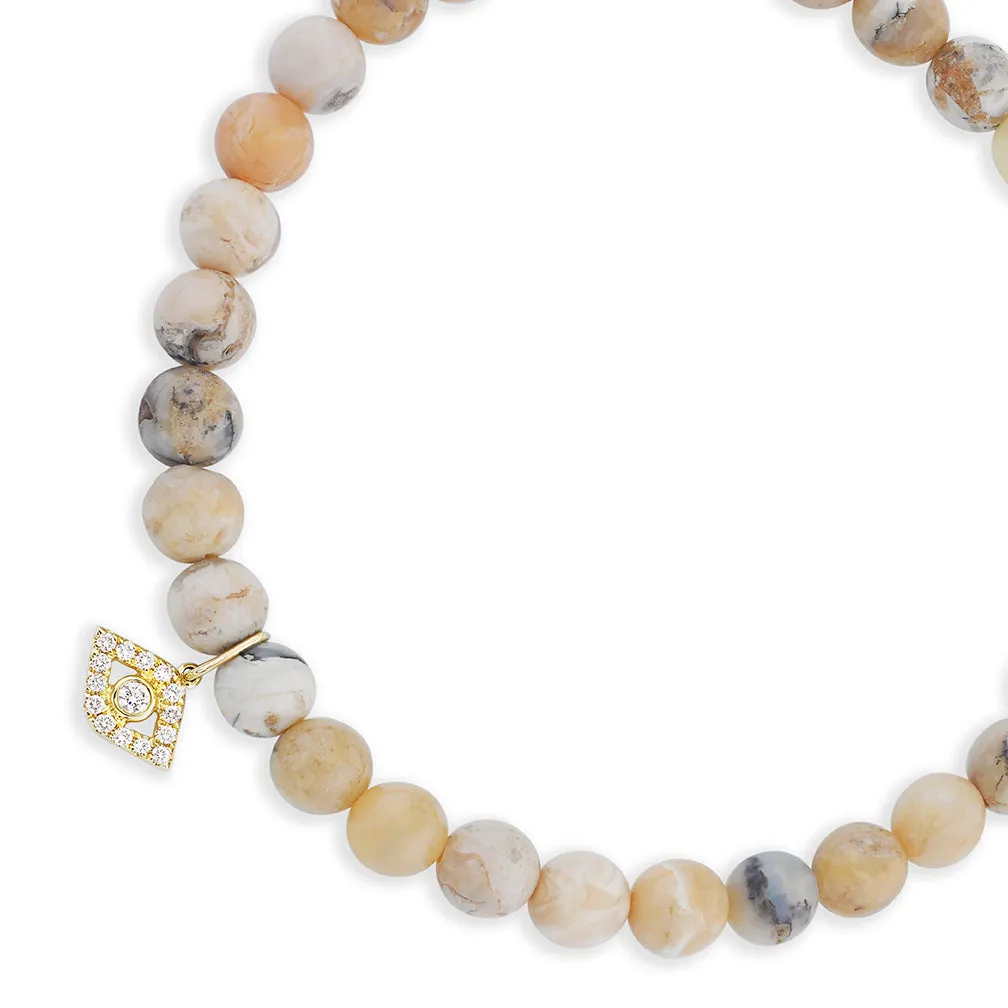 Men's Collection Gold & Diamond Eye on African Opal