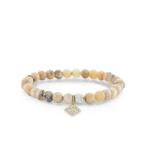 Men's Collection Gold & Diamond Eye on African Opal