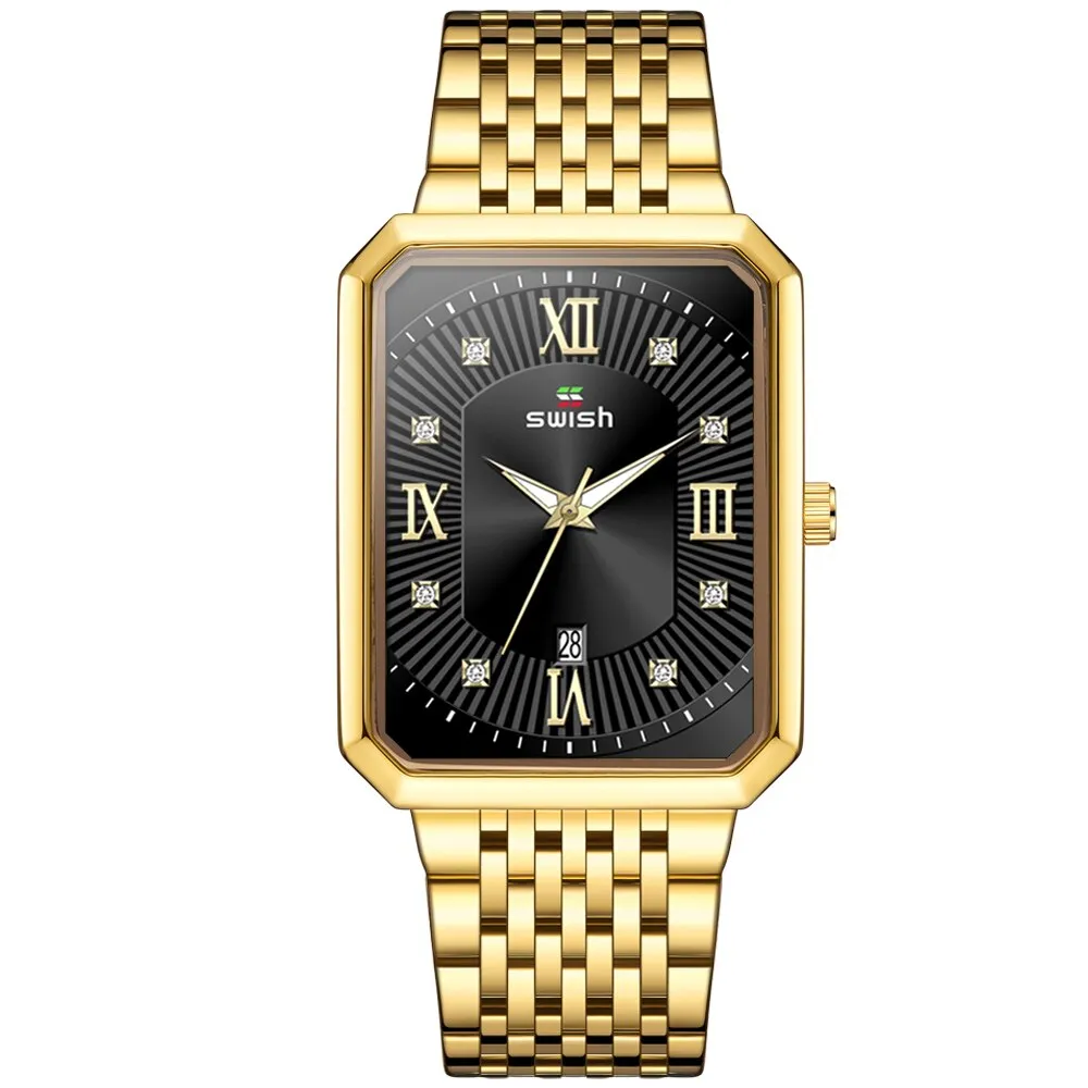 Men's Stainless Steel Chain Bracelet Watches