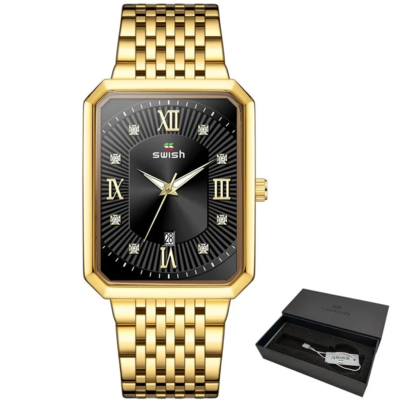 Men's Stainless Steel Chain Bracelet Watches