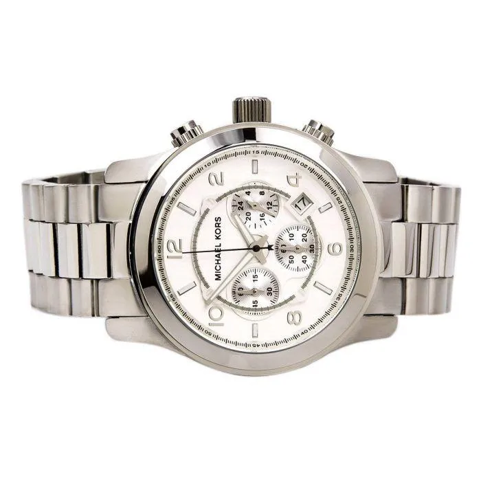 Michael Kors MK8086 Men's Runway Silver-Tone Watch