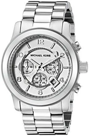 Michael Kors MK8086 Men's Runway Silver-Tone Watch