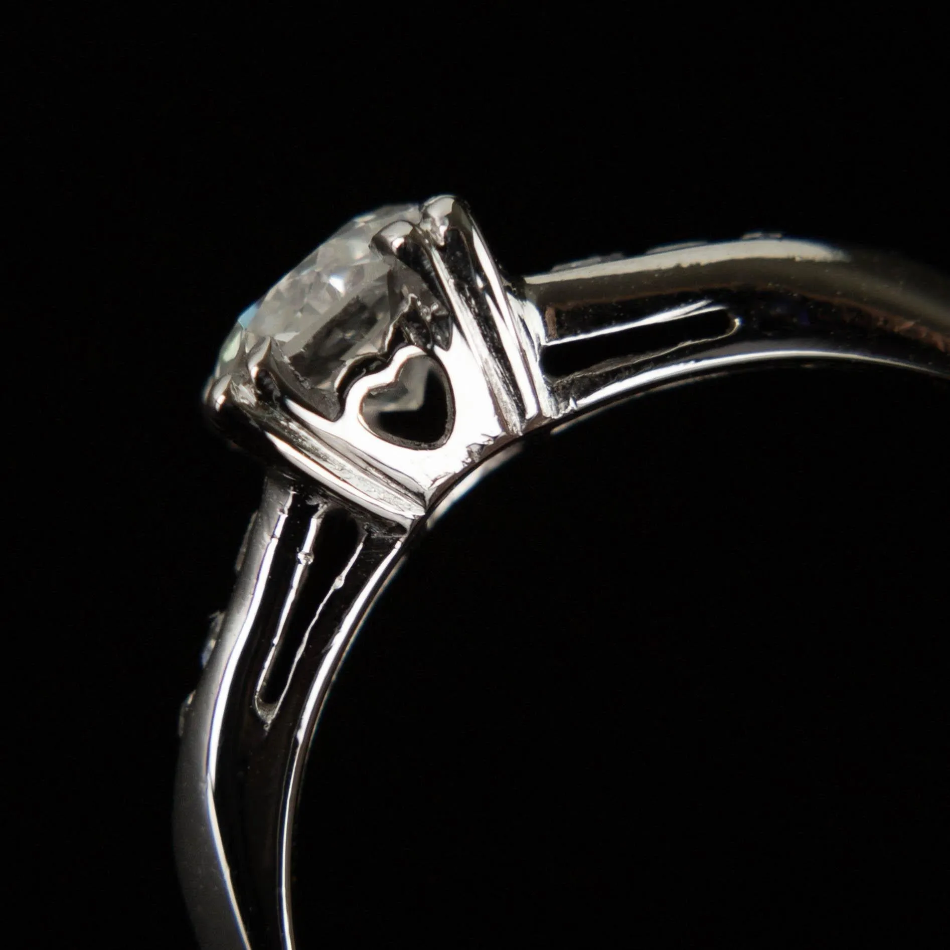 Mid Century Platinum Diamond Ring | Circa 1950