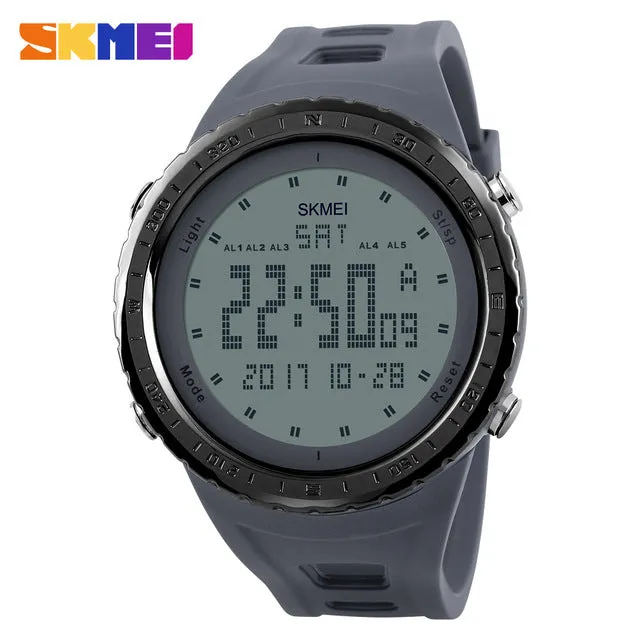 Military Watches Men Fashion Sport Watch SKMEI Brand LED Digital 50M Waterproof Swim Dress Sports Outdoor Wristwatch 1246
