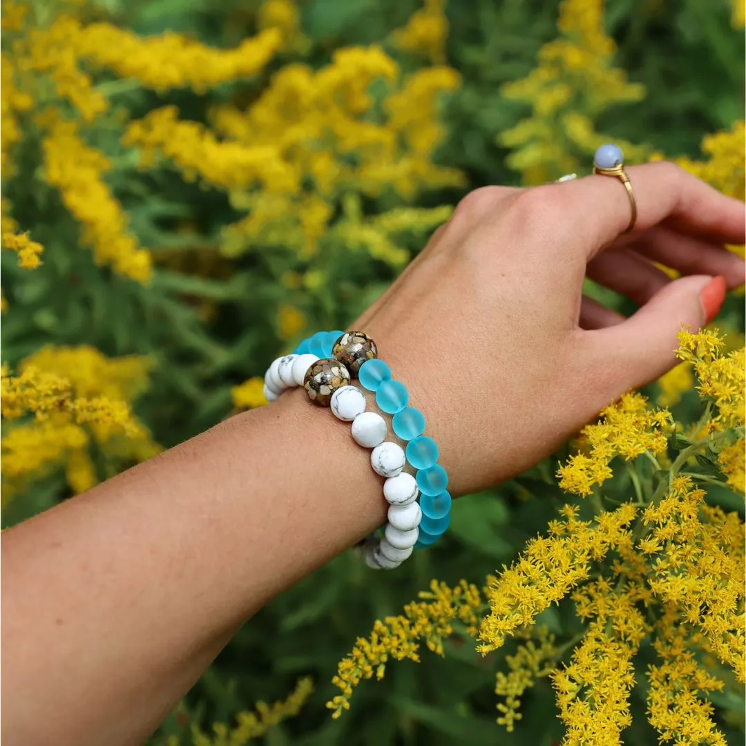 Minnesota Stones   Turquoise Bay Glass