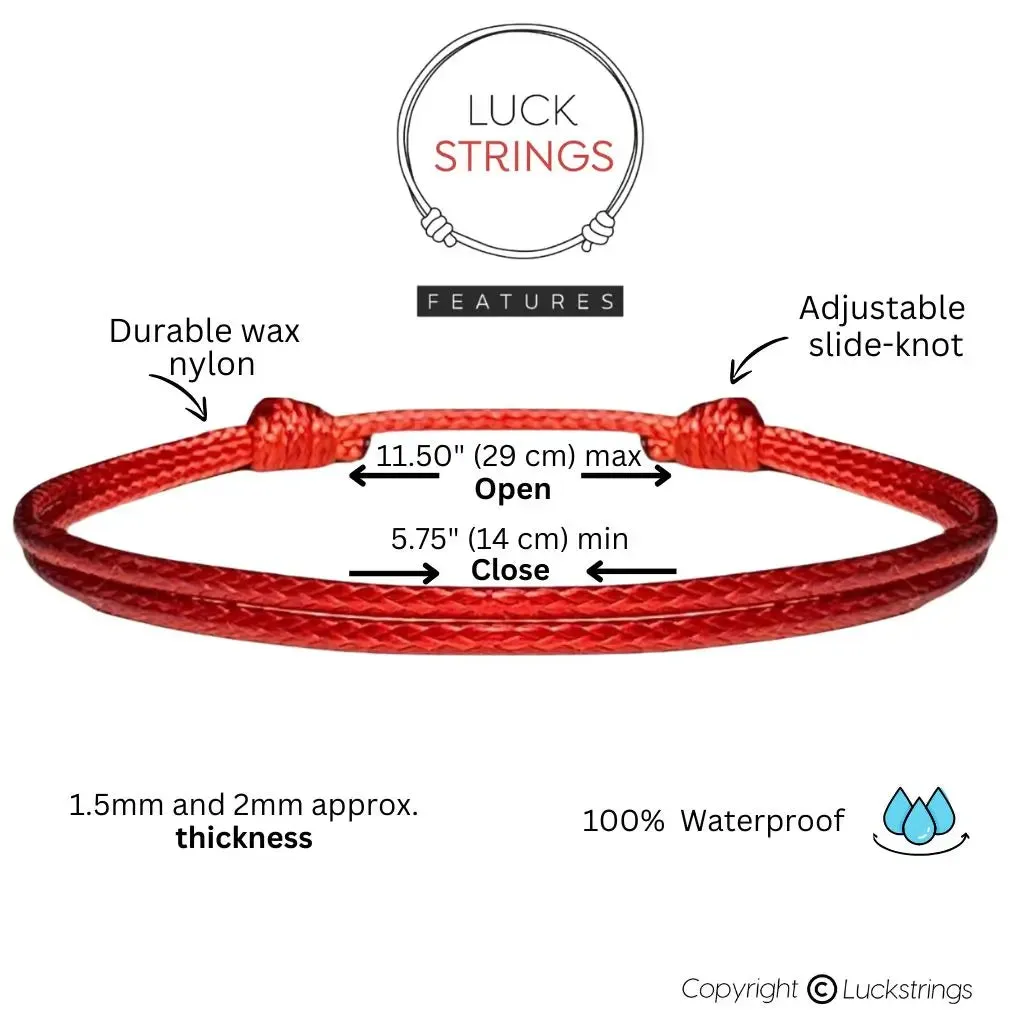 Monochrome Harmony Trio - Triple Cord Bracelet Set