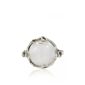 Moonstone Silver Sizable Ring
