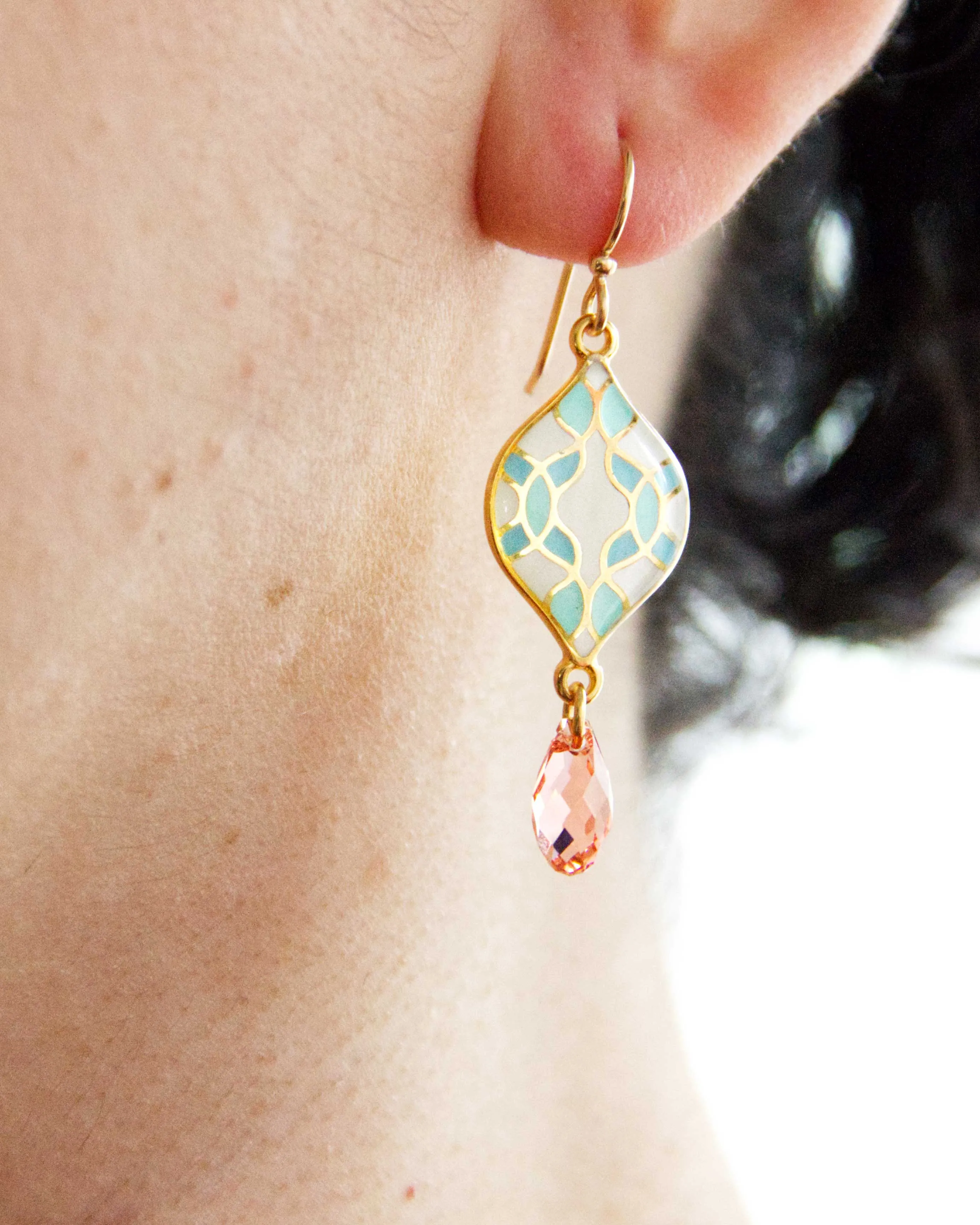 Mosaic Tile Earrings