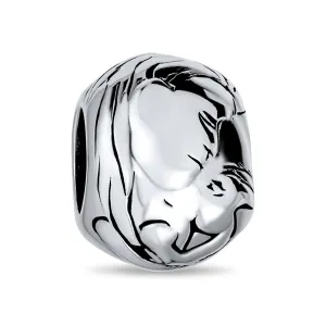 Mother Loving Family Charm Bead Sterling Silver for European Bracelet Wife Gift
