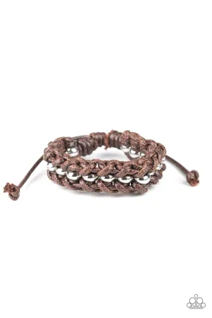 Motor Pool Brown Paparazzi Bracelet