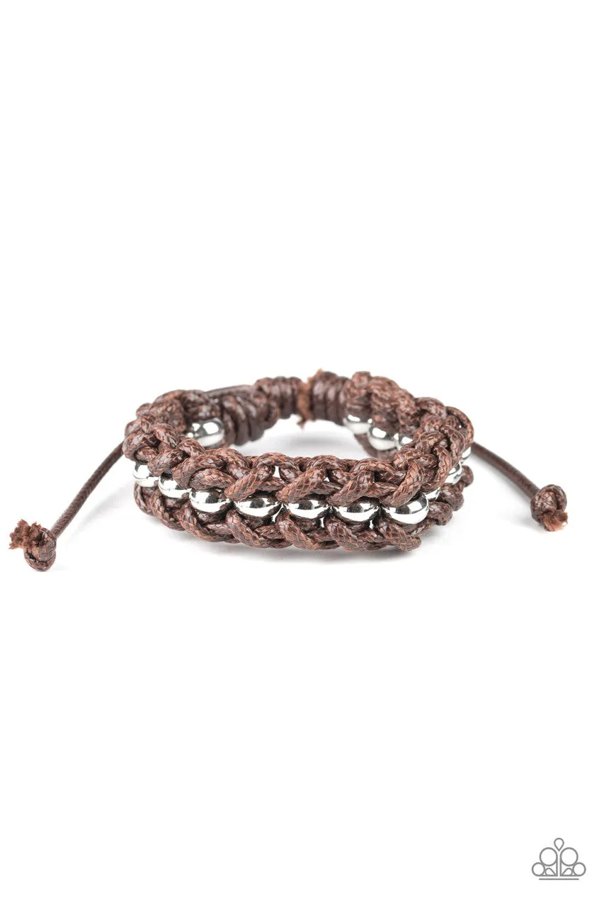 Motor Pool Brown Paparazzi Bracelet