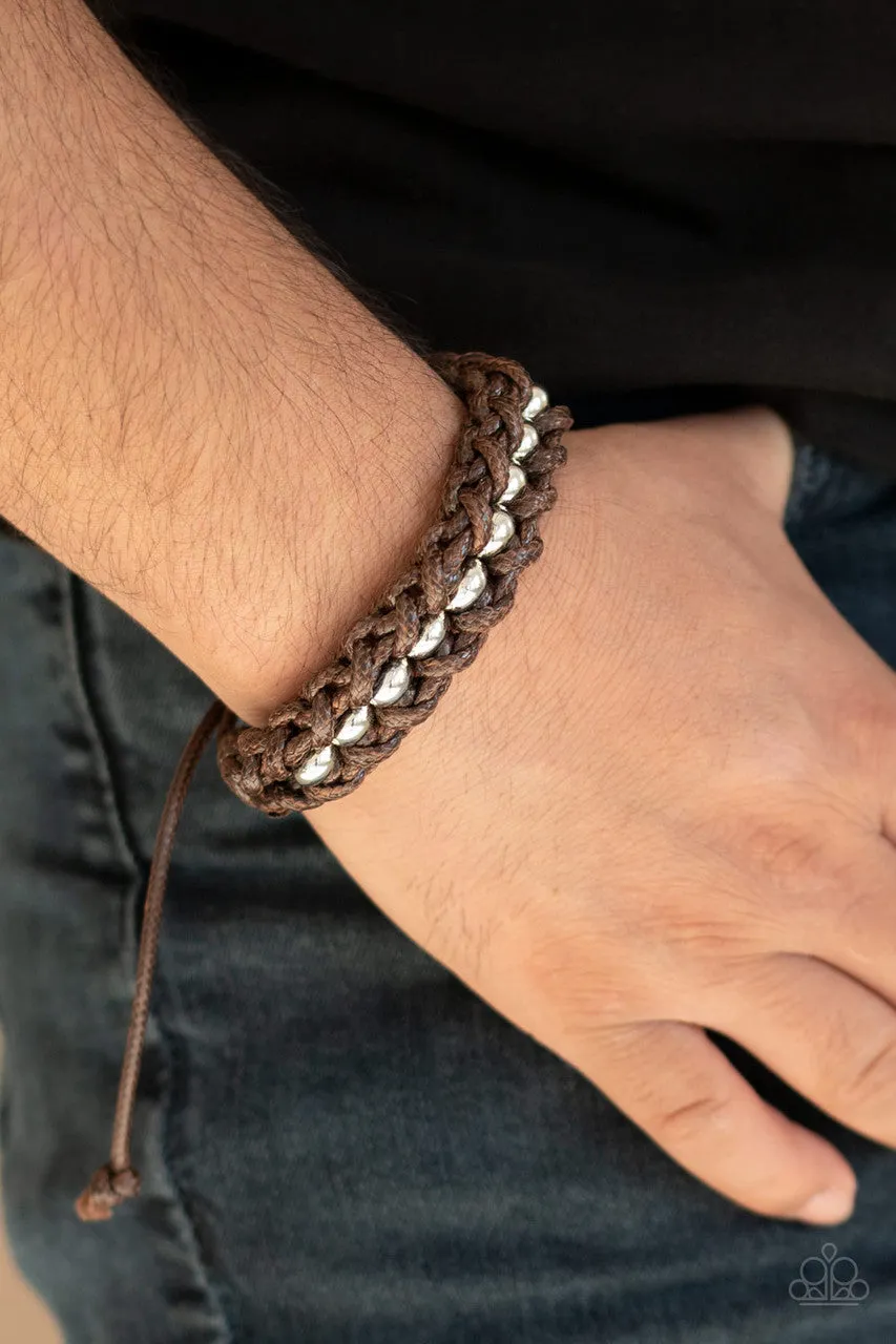 Motor Pool Brown Paparazzi Bracelet