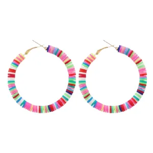 Multicolor Hoop Earrings