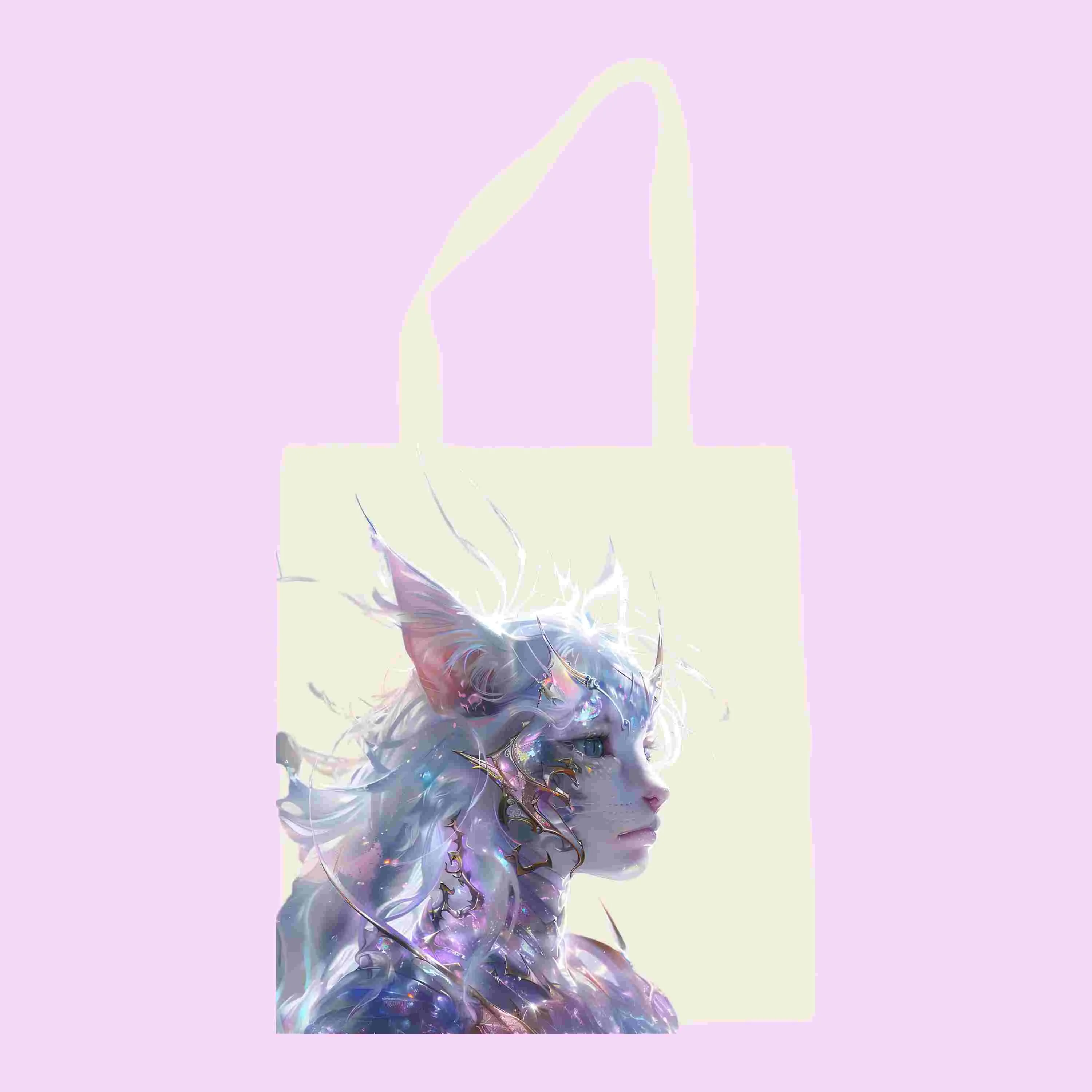 Mythical Cat Canvas Art Printable Digital Art (36x36) MC001