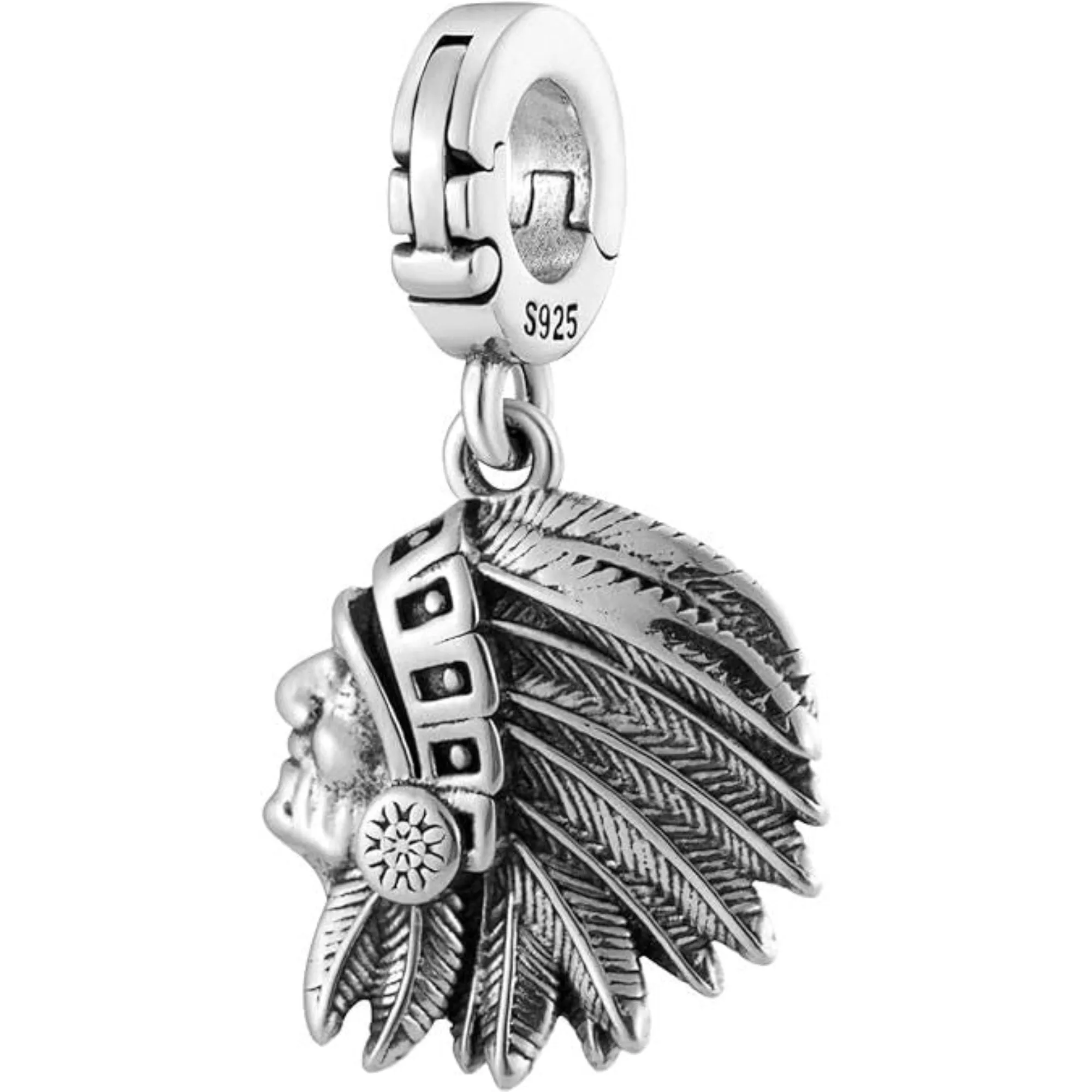 Native American Bead Charm