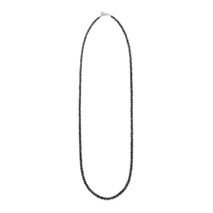 Natural Black Diamond Beaded necklace