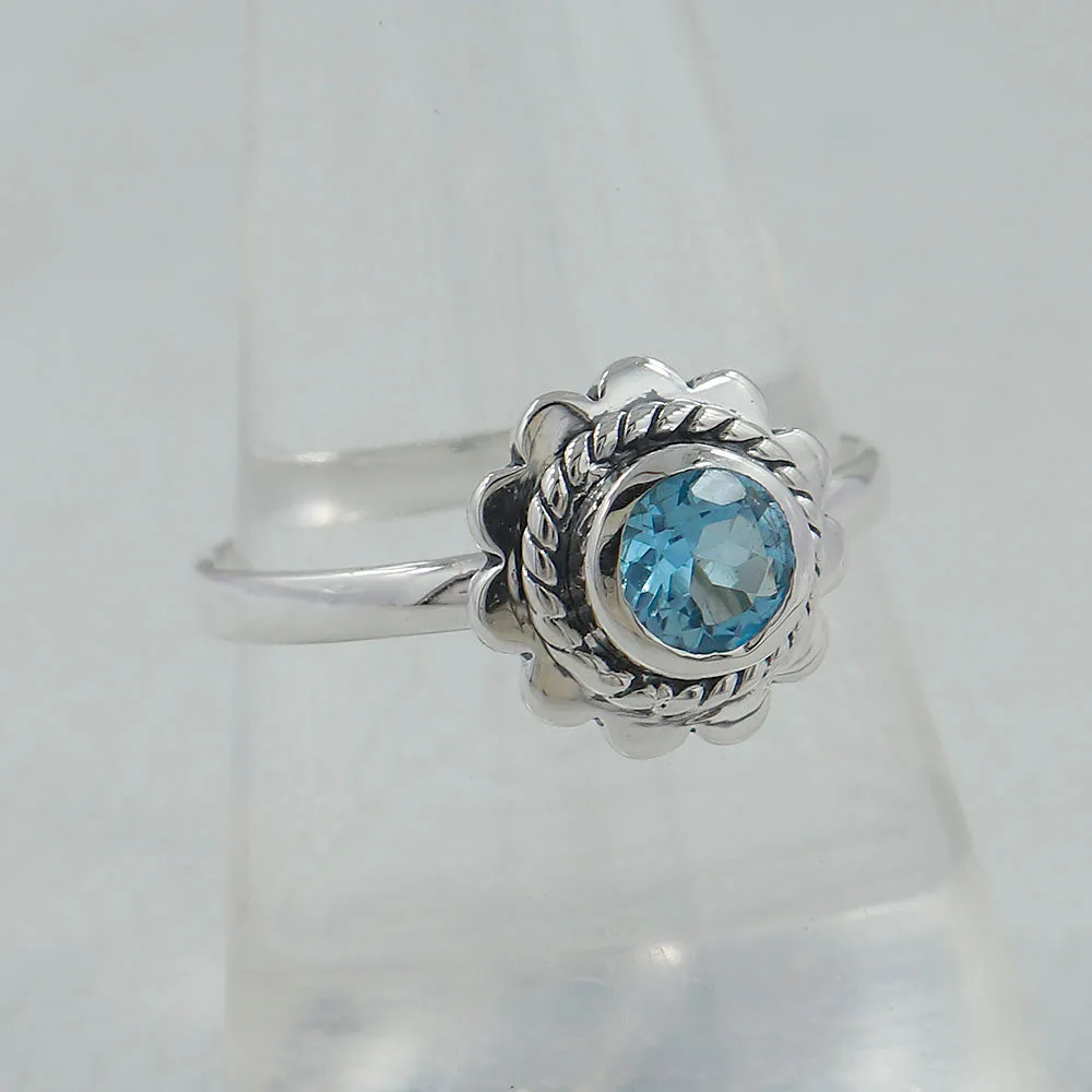Natural Garnet Gemstone 925 Sterling Silver Ring