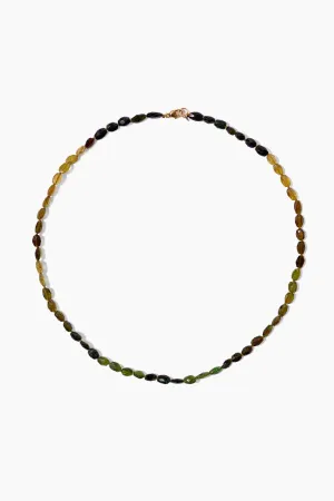 NGF14-14724LQ tourmaline petra necklace- green