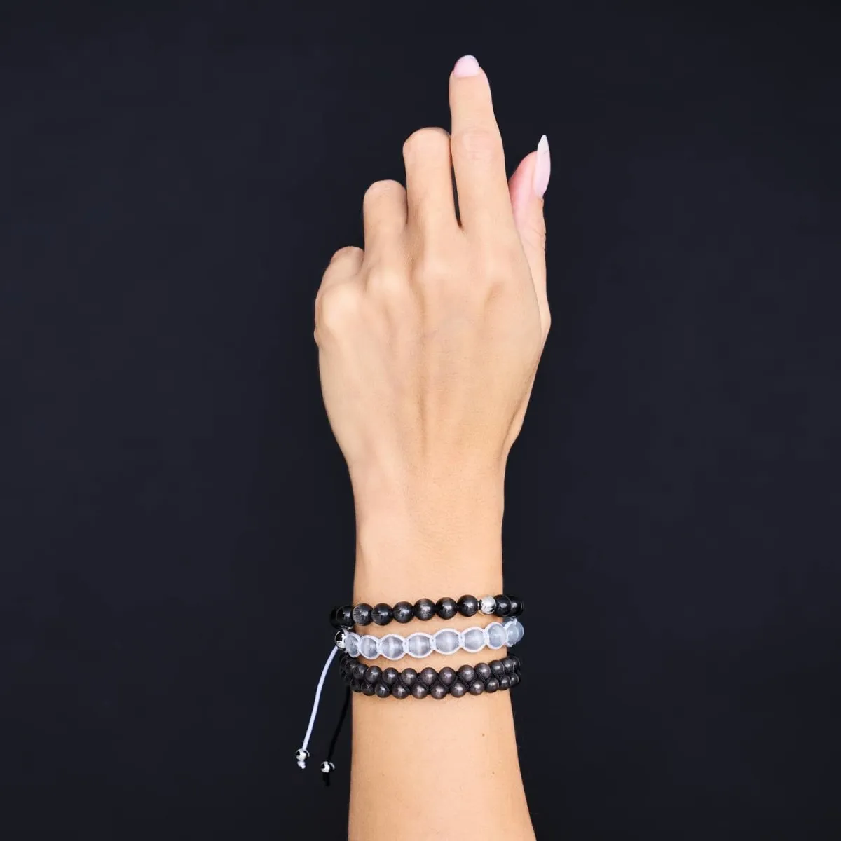 Nimbus | Silver | Cheshire Glass Charmballa Bracelet