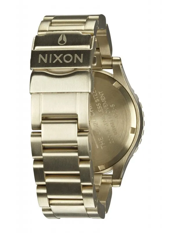 Nixon 42-20 Chronograph Champagne Dial Gold-tone Men's Watch Men's Watch A037-1219