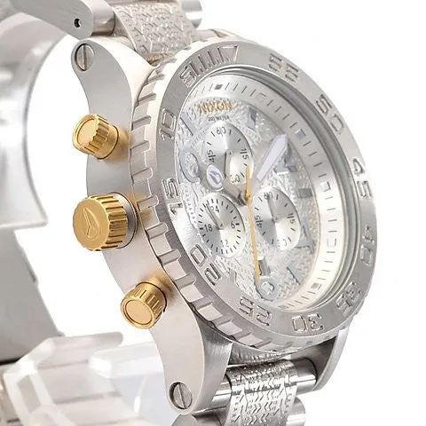 Nixon 42-20 Chronograph Silver Tone Men's Watch Men's Watch A037-2129