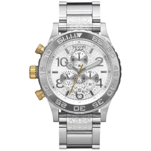 Nixon 42-20 Chronograph Silver Tone Men's Watch Men's Watch A037-2129