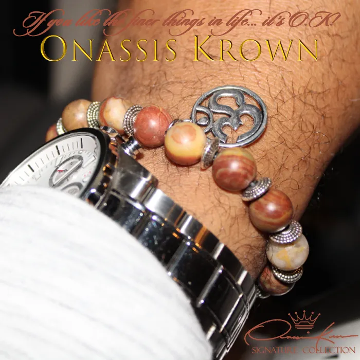 OM Aum Symbol Bead Bracelet