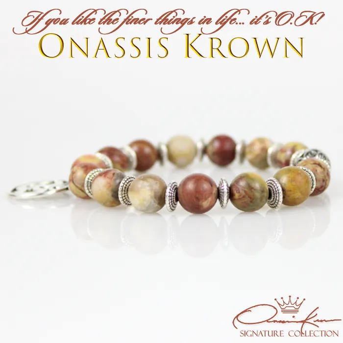 OM Aum Symbol Bead Bracelet