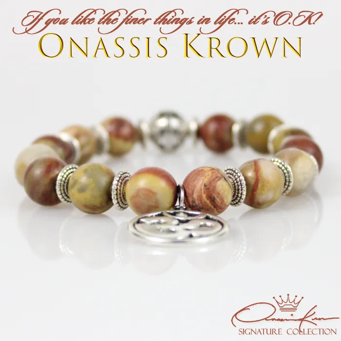 OM Aum Symbol Bead Bracelet