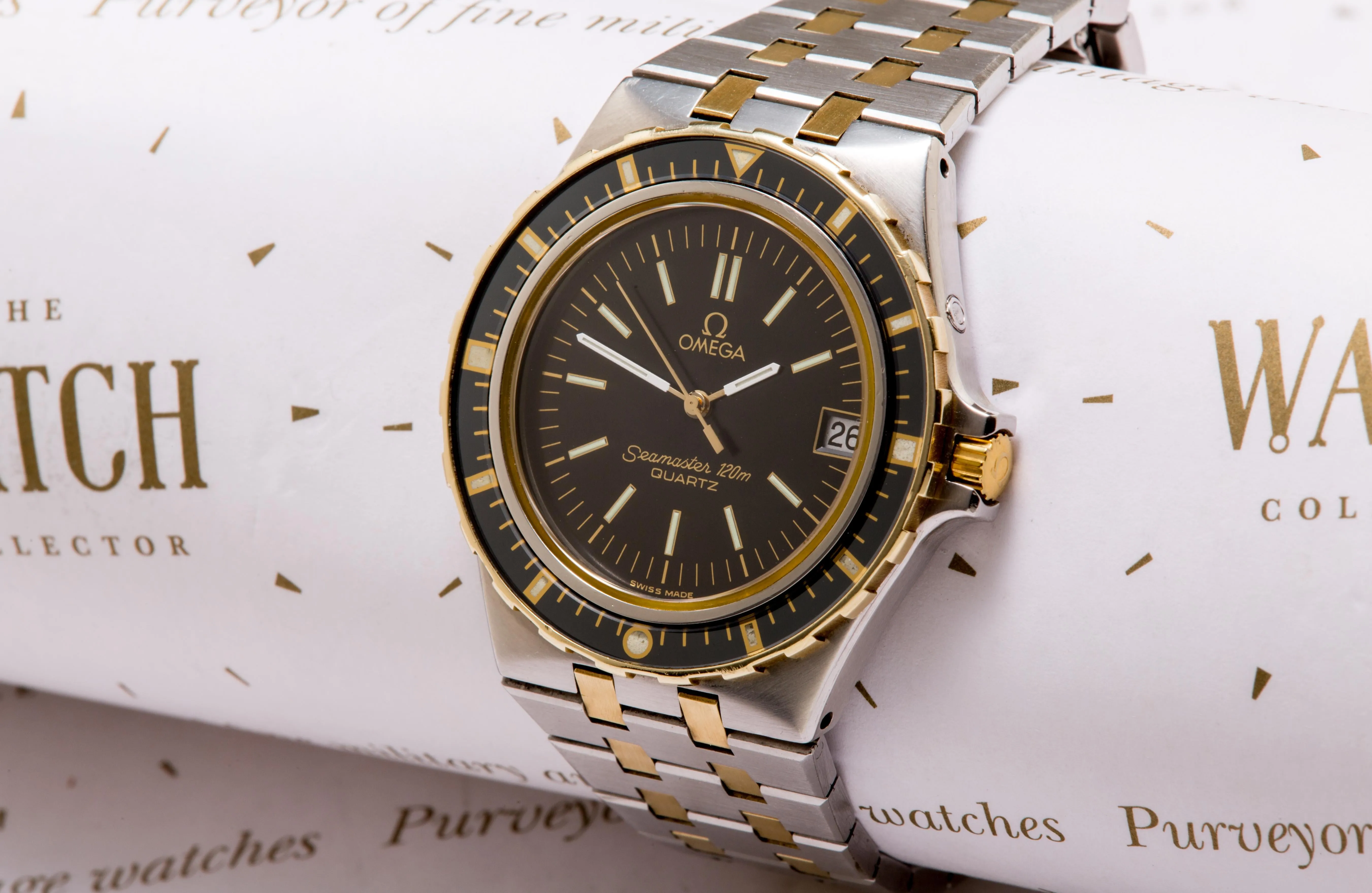 Omega Seamaster 120 ‘Jacques Mayol’ two tone stainless steel/ 18K SOLD