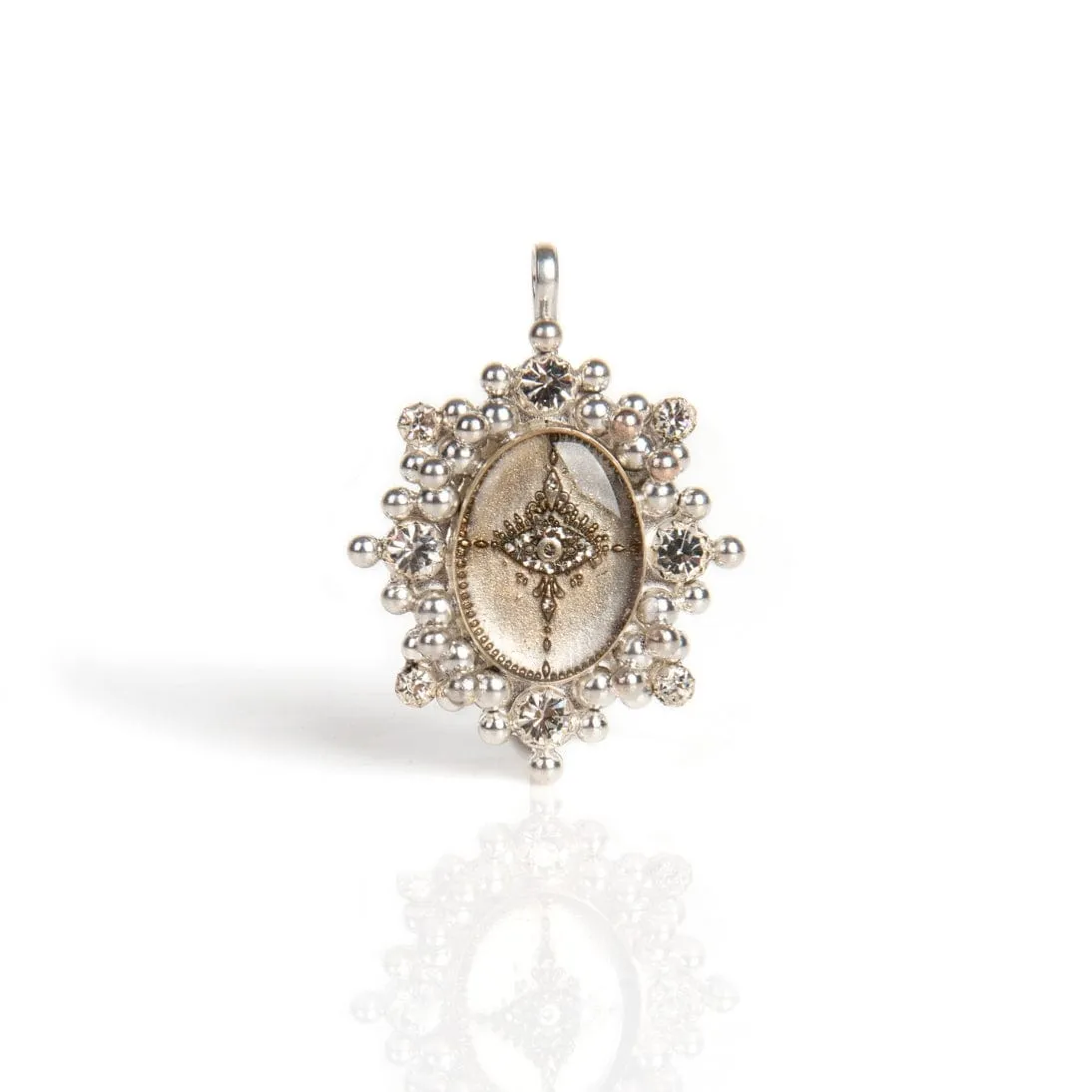 Oval Cloister All Seeing Eye Medallion