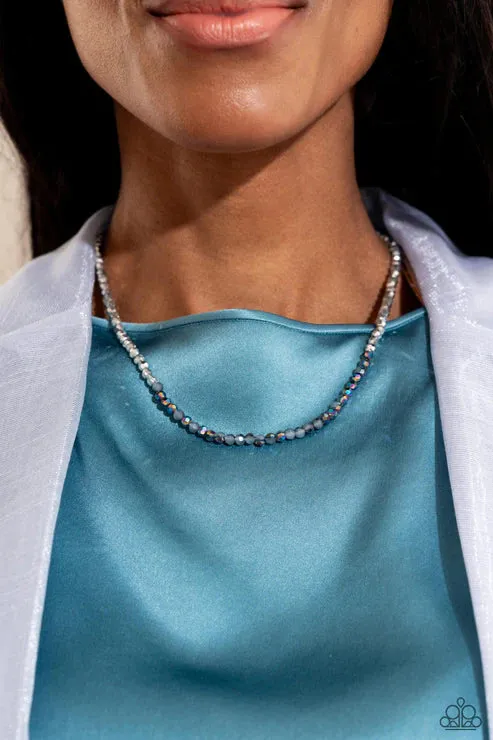 Paparazzi Backstage Beauty Set  Necklace and Bracelet ~ Silver