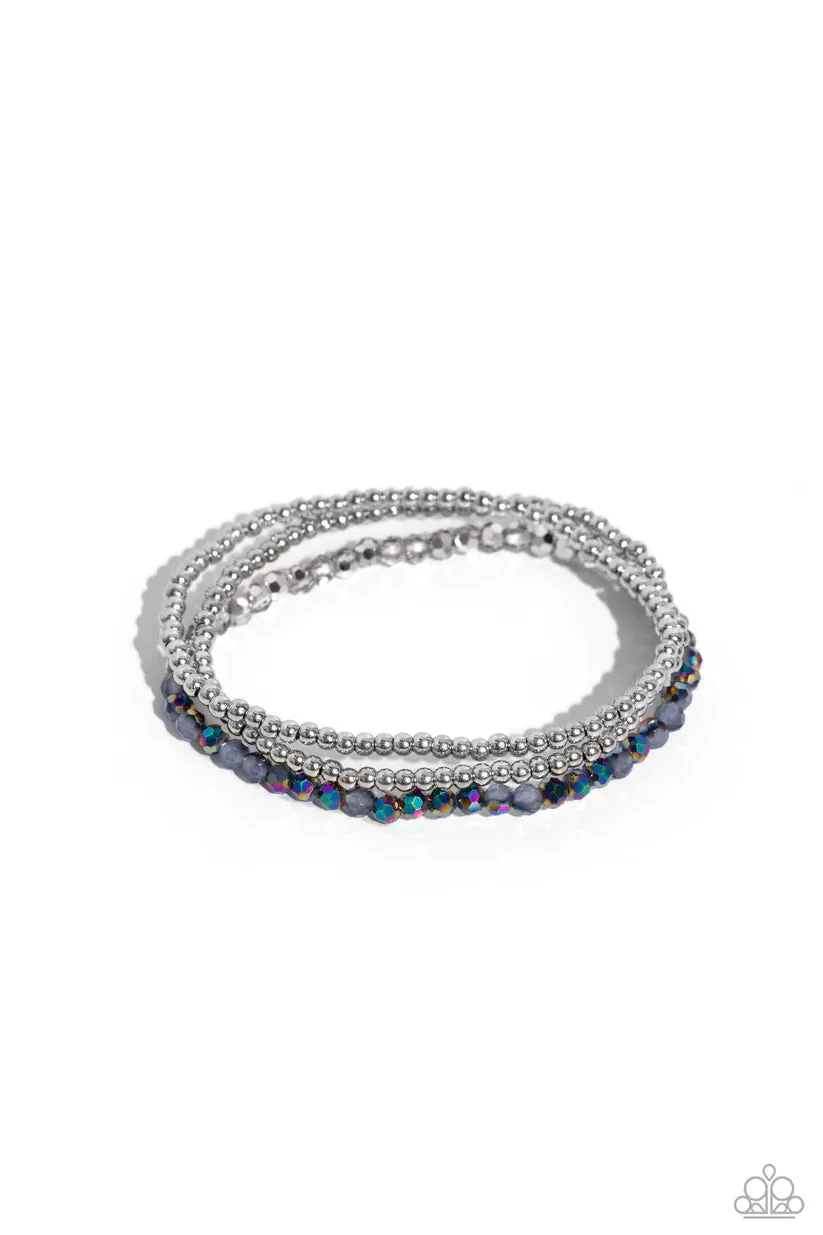 Paparazzi Backstage Beauty Set  Necklace and Bracelet ~ Silver