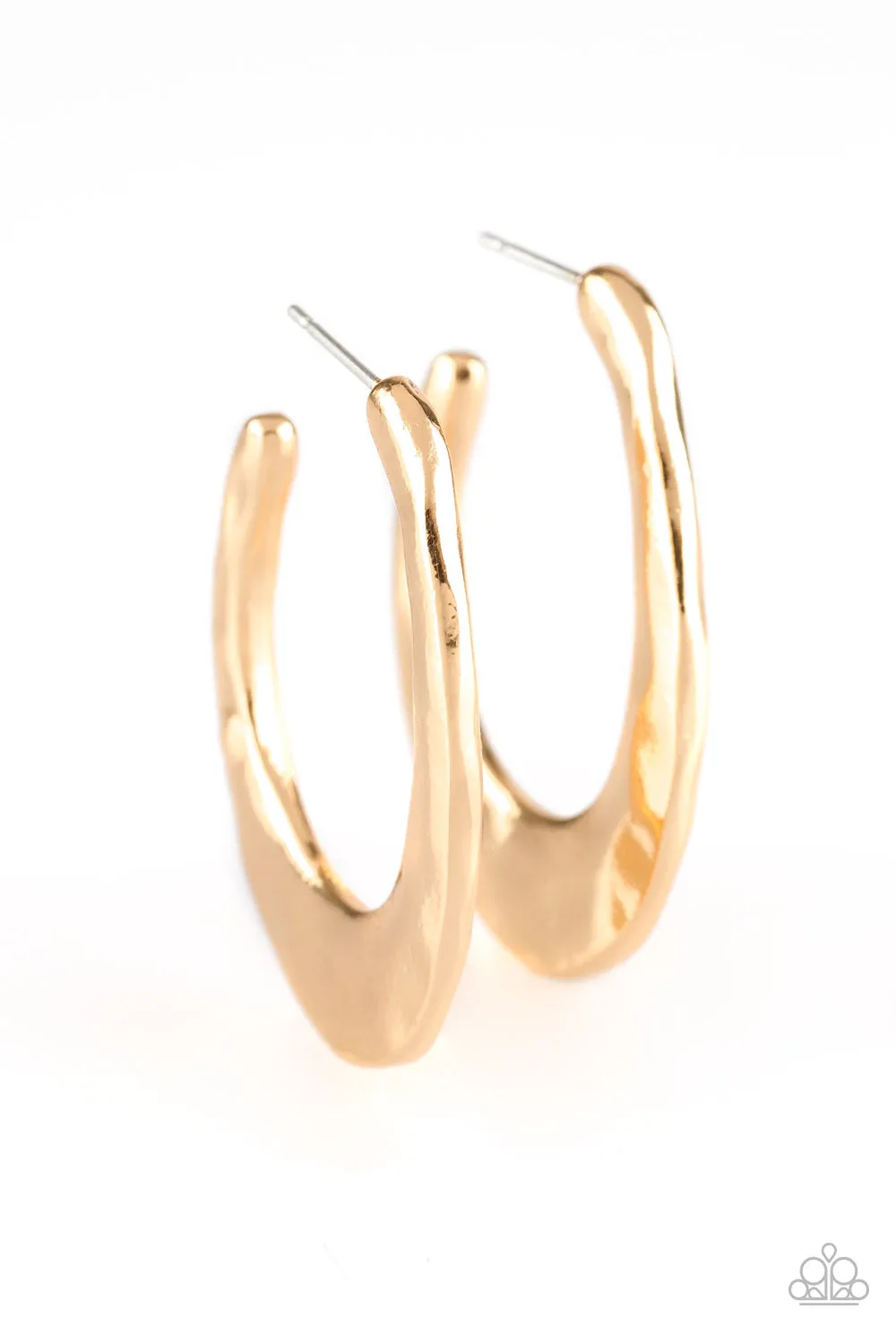 Paparazzi HOOP Me Up - Gold Hoop Earrings