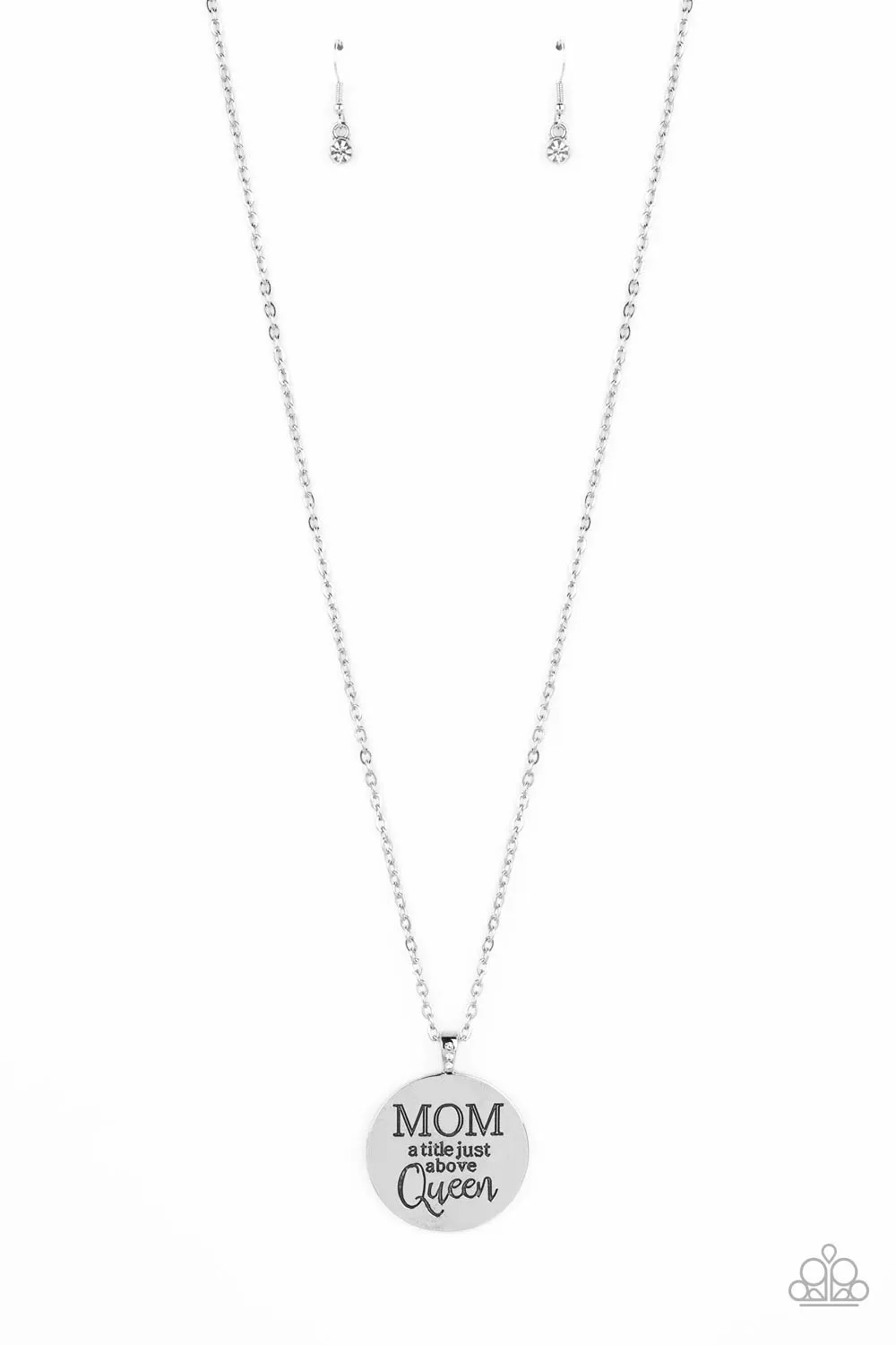 Paparazzi - Mother Dear - White Necklace