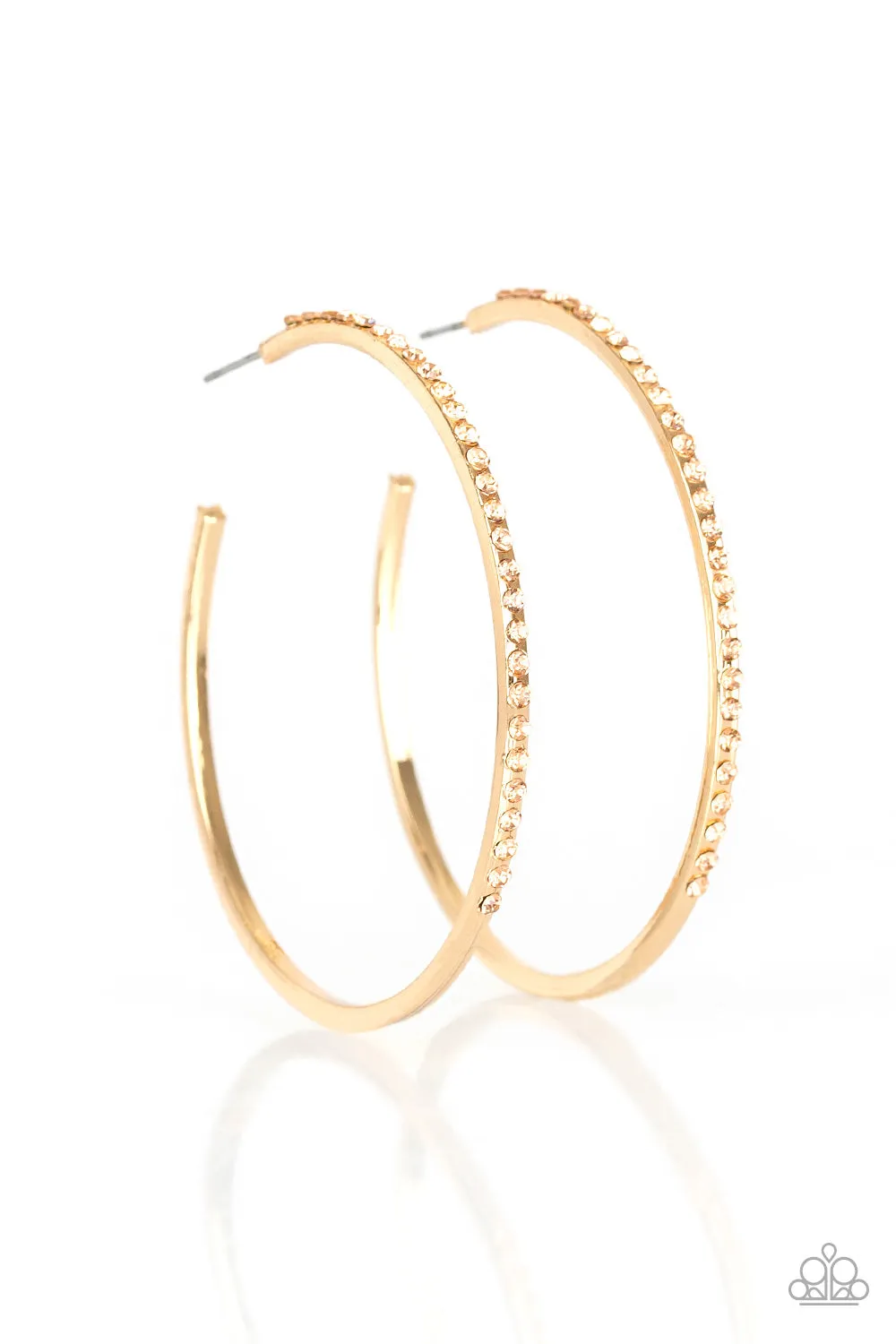 Paparazzi - Trending Twinkle - Gold Earrings