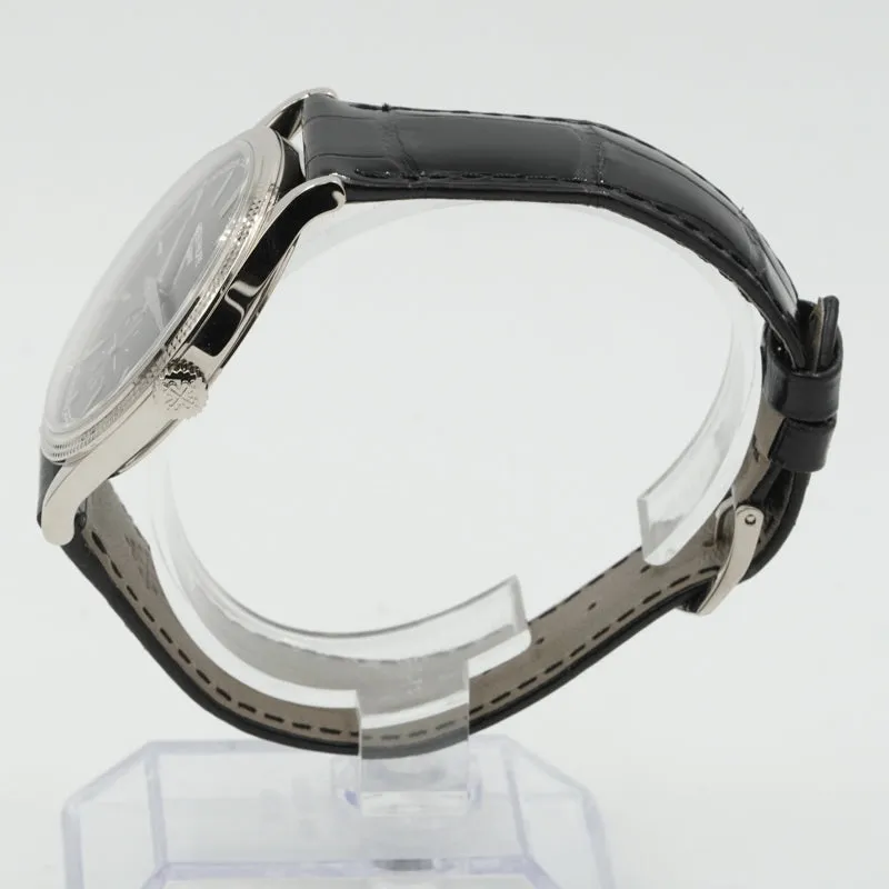 Patek Philippe Calatrava 6119G Charcoal Grey Dial 18K White Gold B&P 2021 39mm