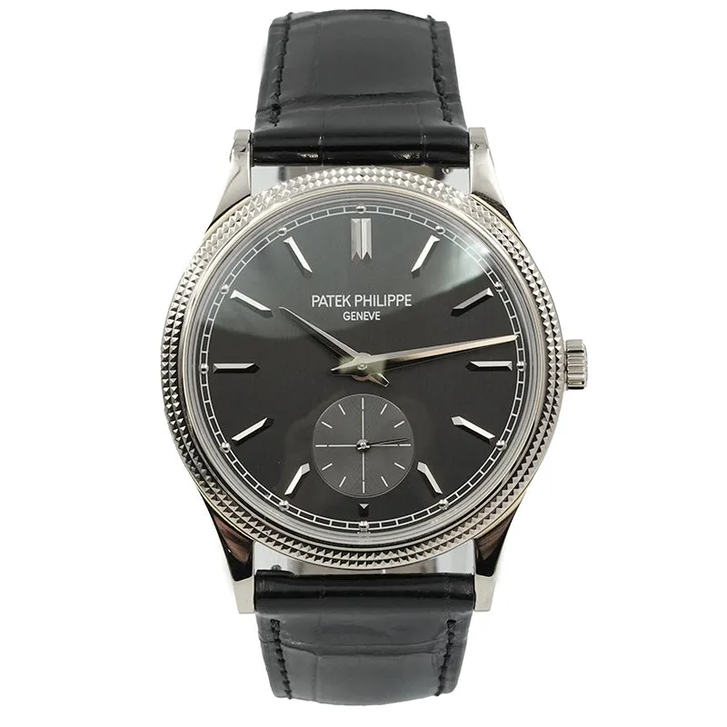 Patek Philippe Calatrava 6119G Charcoal Grey Dial 18K White Gold B&P 2021 39mm