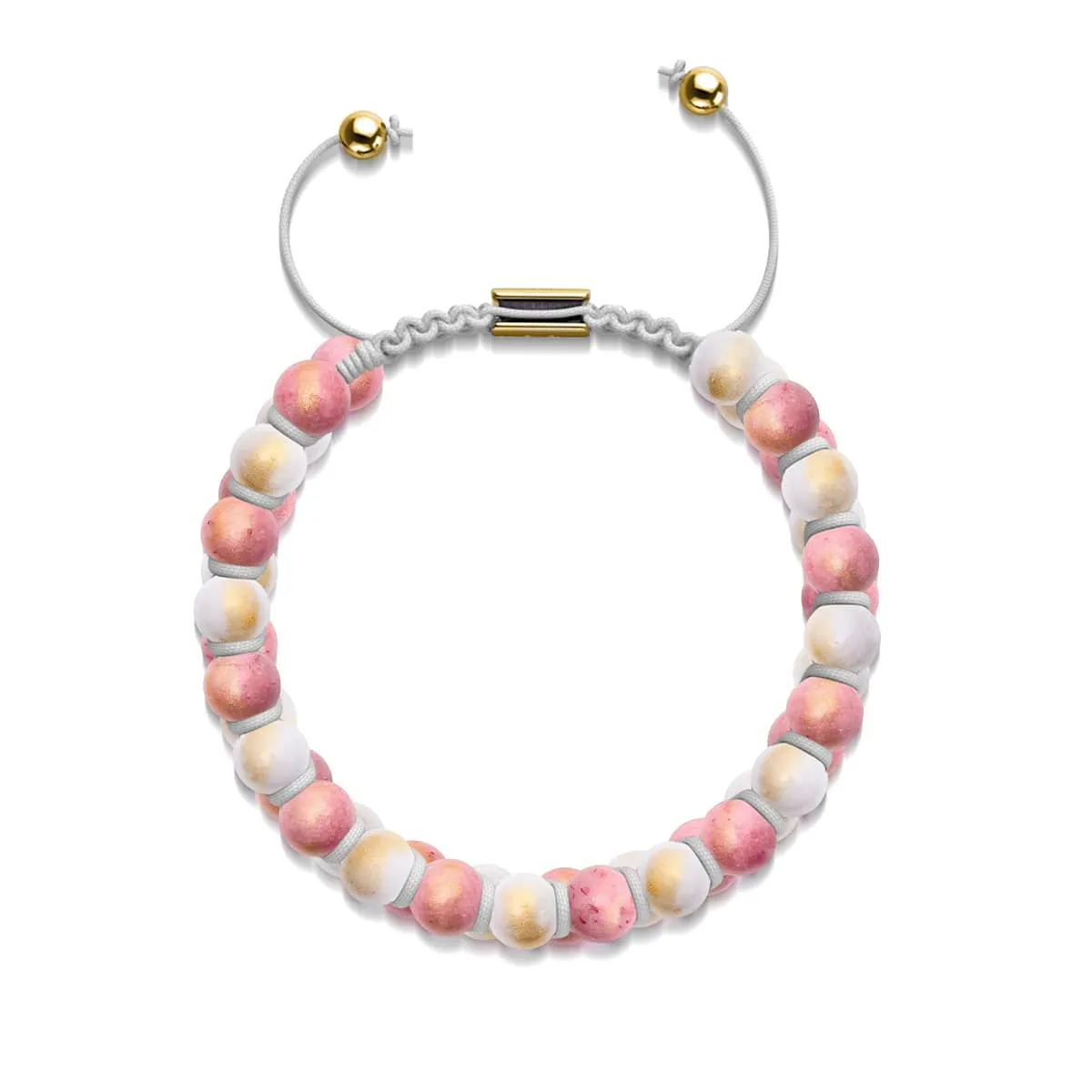 Peaches & Cream | 18k Gold x Jade | Vitality Bracelet