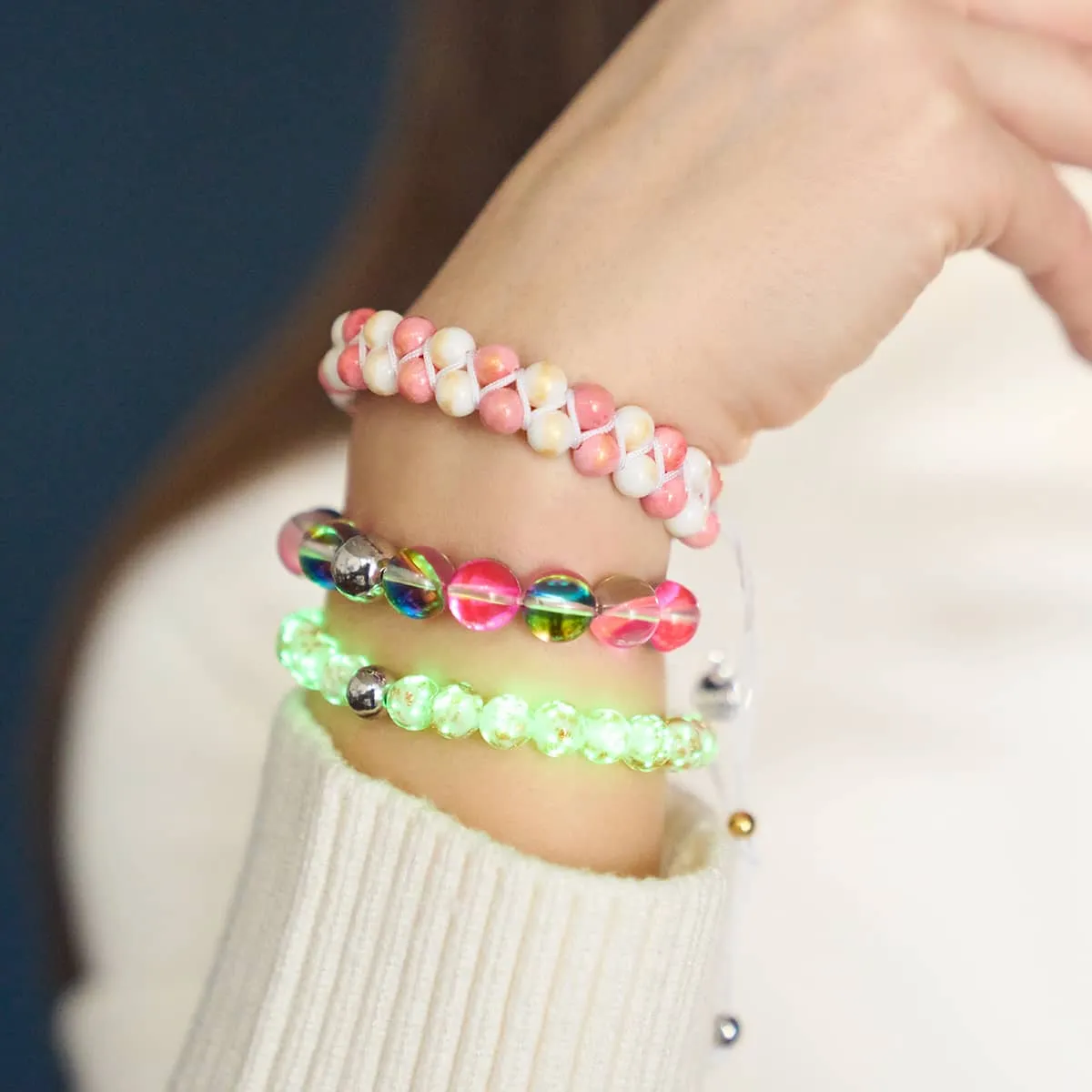 Peaches & Cream | 18k Gold x Jade | Vitality Bracelet