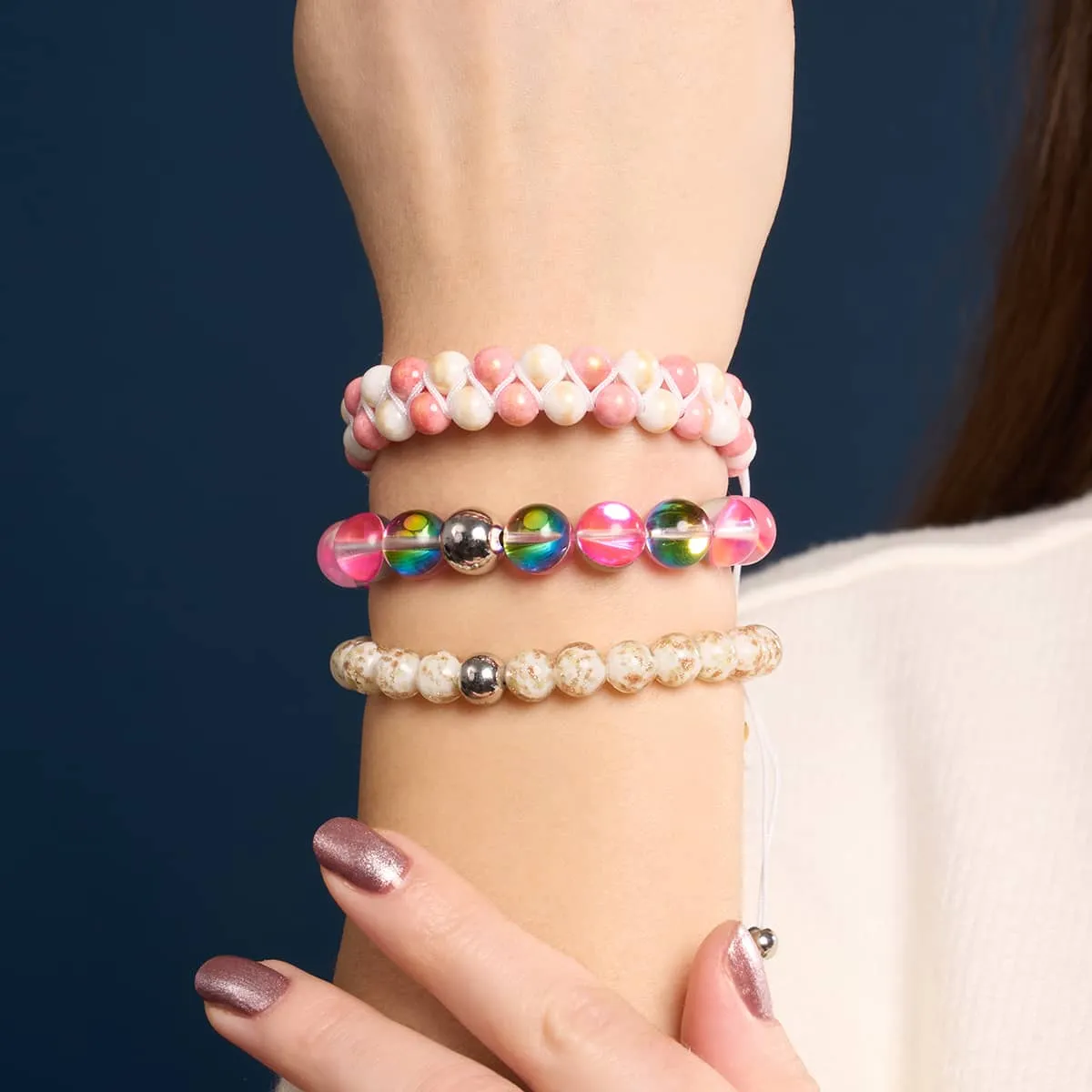 Peaches & Cream | 18k Gold x Jade | Vitality Bracelet