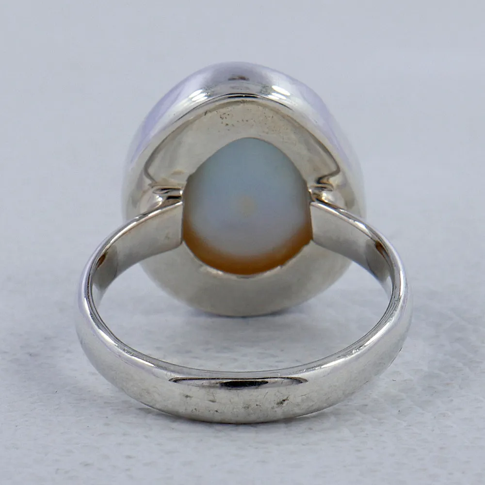 Pearl Silver Rings