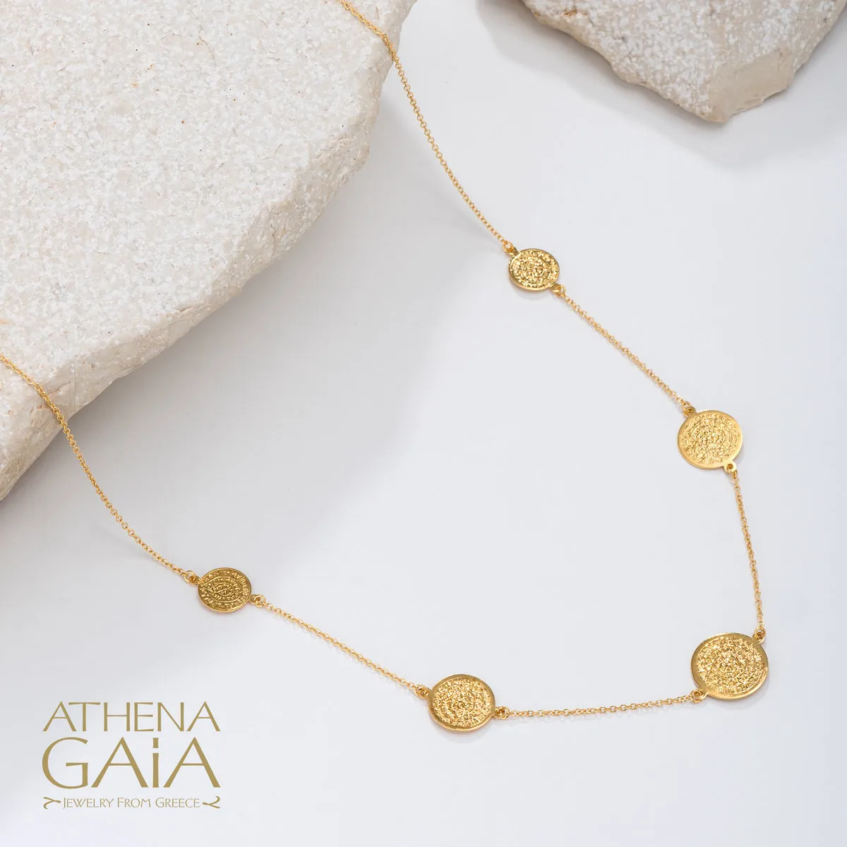 Phaistos Disc Necklace