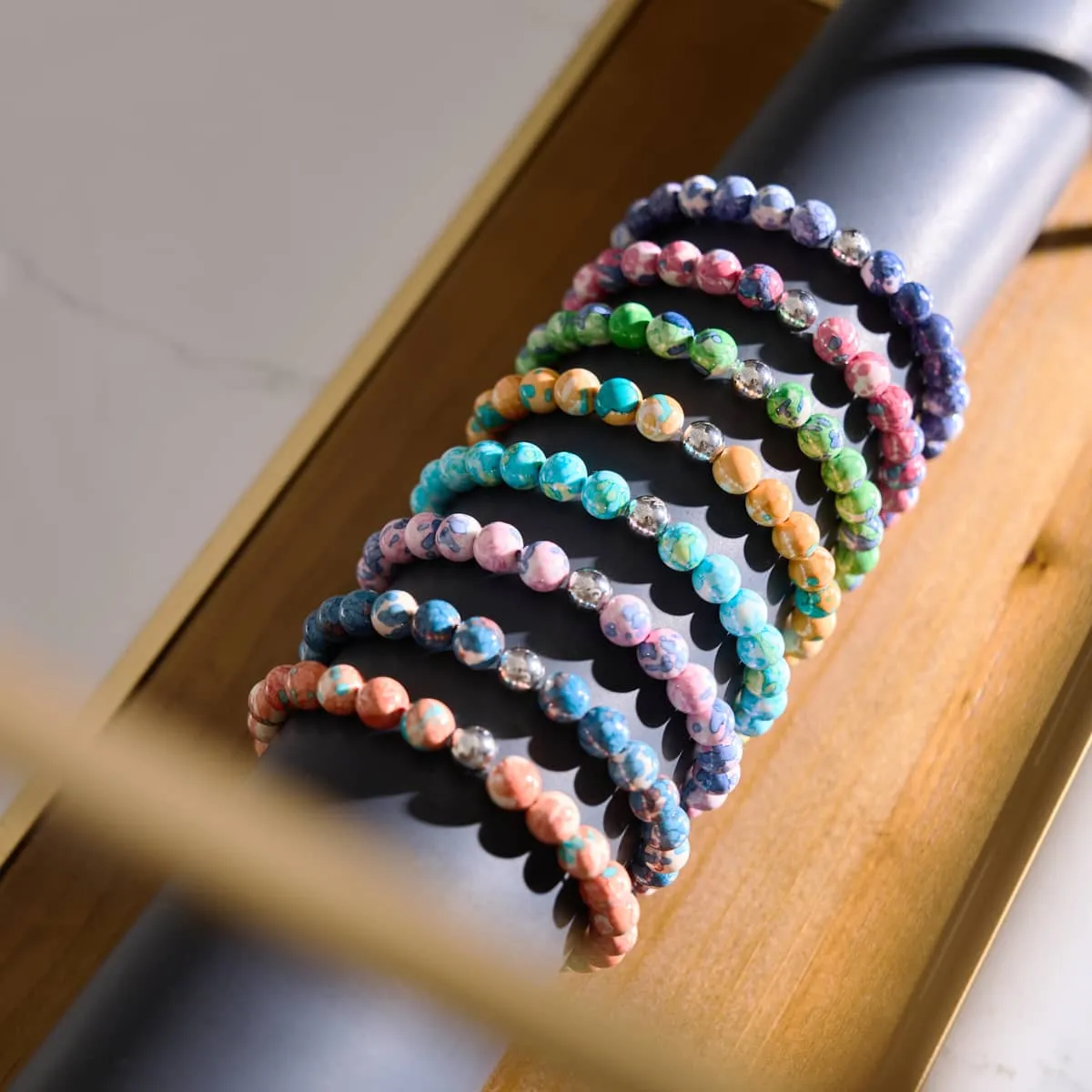 Picasso Porcelain Bracelet | Violet Cranberry