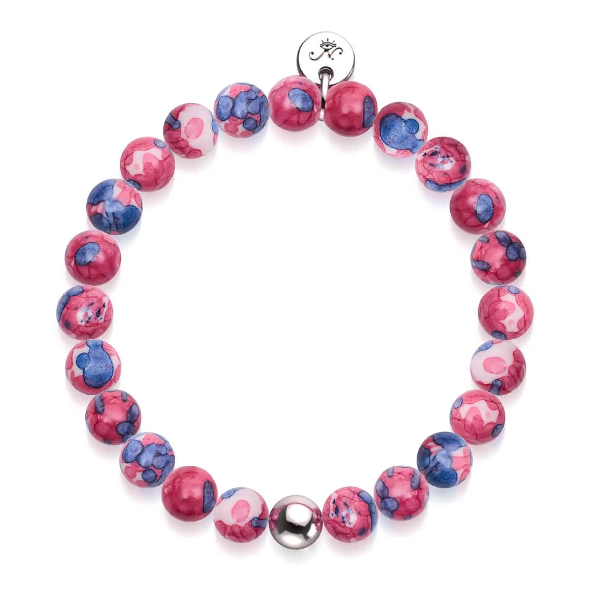 Picasso Porcelain Bracelet | Violet Cranberry