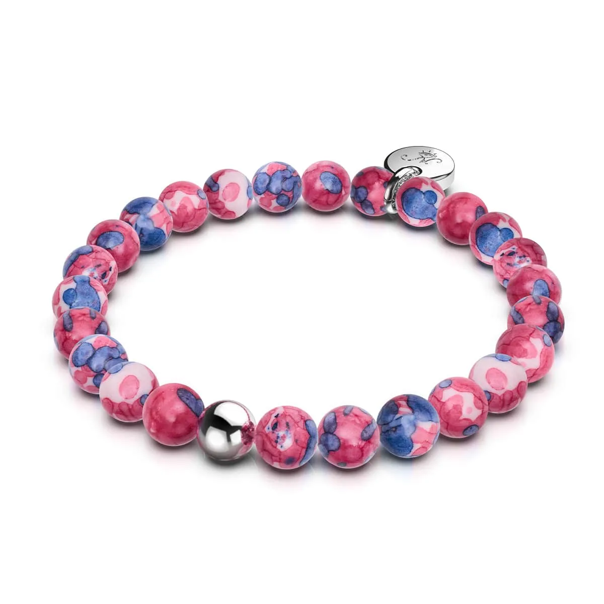 Picasso Porcelain Bracelet | Violet Cranberry