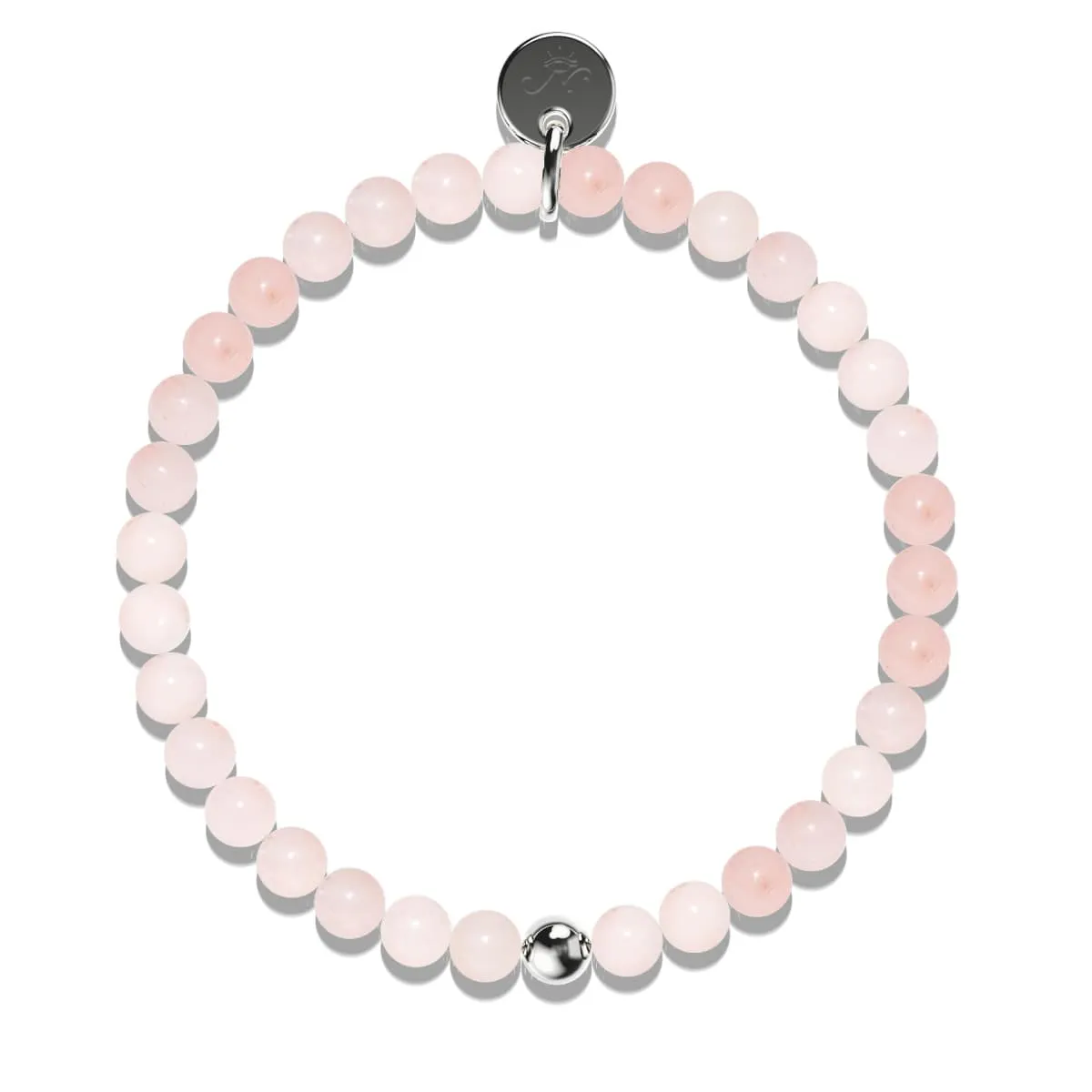 Pink Aventurine | .925 Sterling Silver | Healing Gemstone Bead Bracelet