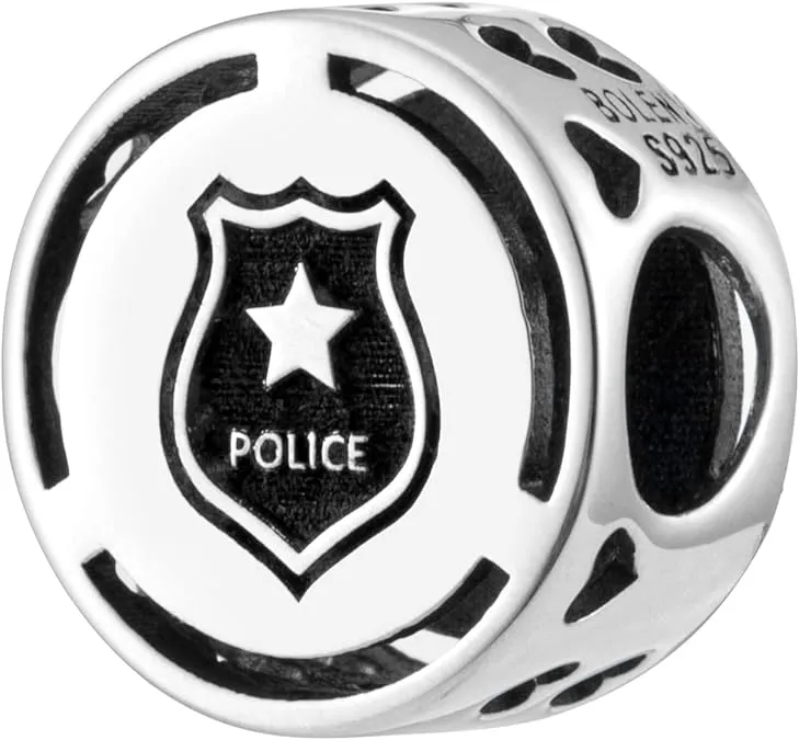 Police Officer Bead Charm