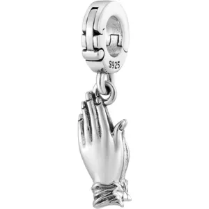 Prayer Hands Namaste Bead Charm