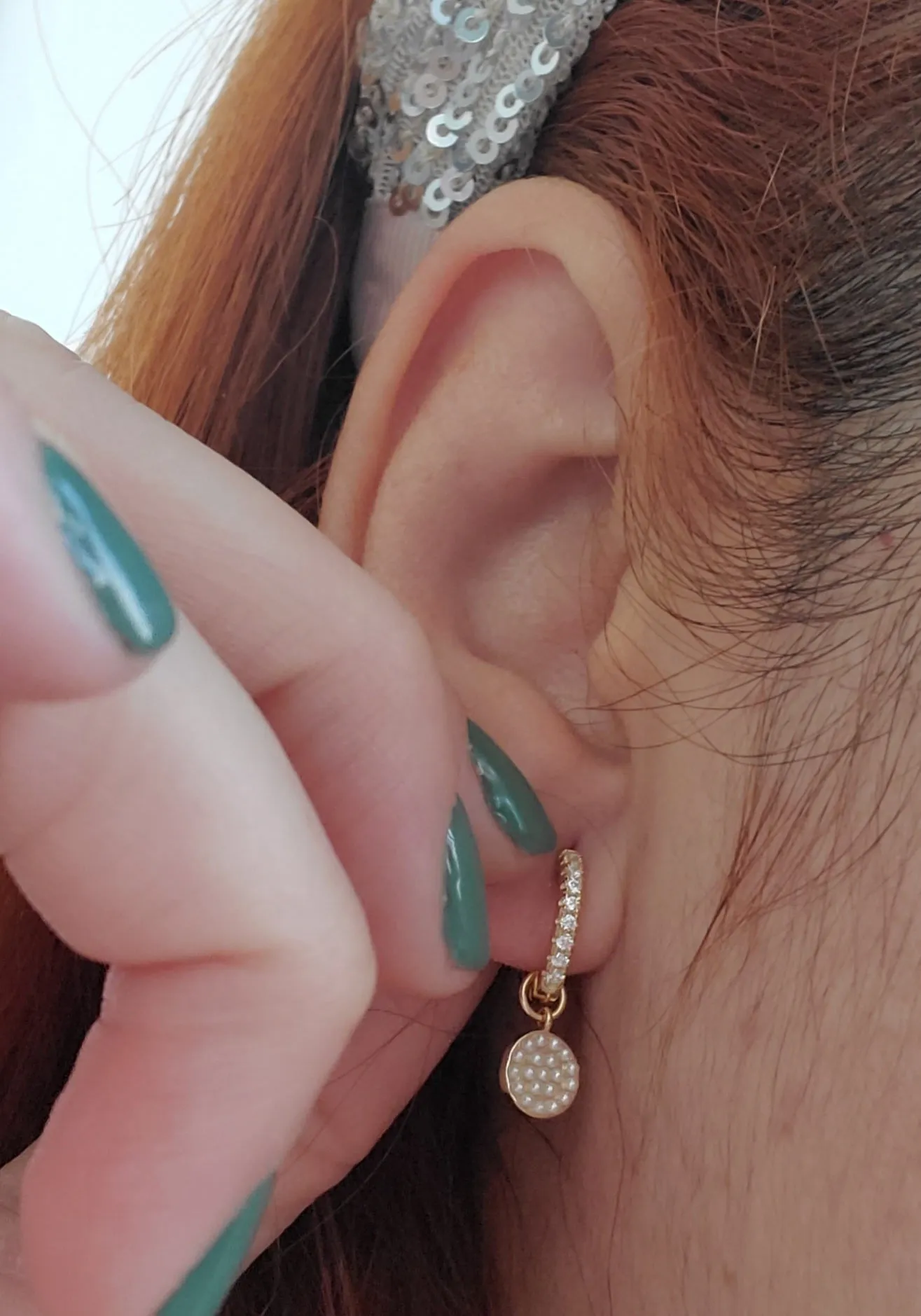 Precious Pearly Hoop